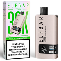 Vaper Descartável Elfbar TE30K Guava Passion Fruit Kiwi 30000 Puffs