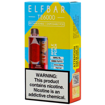 Vaper Descartável Elfbar TE6000 Apple Peach 6000 Puffs foto principal