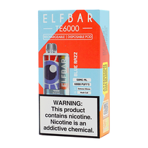 Vaper Descartável Elfbar TE6000 Blue Razz 6000 Puffs foto principal