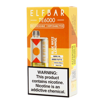 Vaper Descartável Elfbar TE6000 Blue Razz Lemonade 6000 Puffs