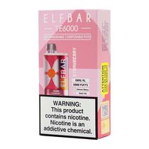 Vaper Descartável Elfbar TE6000 Strawberry 6000 Puffs foto principal