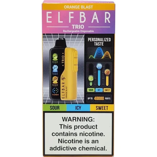 Vaper Descartable Elfbar Trio Orange Blas 40000 Puffs