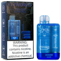 Vaper Descartável Elfworld DE6000 Grape 6000 Puffs foto principal