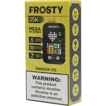 Vaper Descartável Frosty Banana Ice 25000 Puffs foto principal