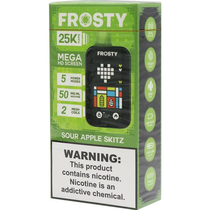 Vaper Descartável Frosty Sour Apple Skitz 25000 Puffs foto principal