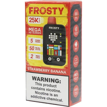 Vaper Descartável Frosty Strawberry Banana 25000 Puffs foto principal