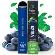 Vaper Descartável Fume Extra Blueberry Mint 1500 Puffs foto principal