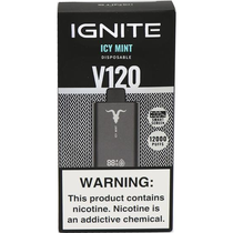 Vaper Descartável Ignite V120 Icy Mint 12000 Puffs