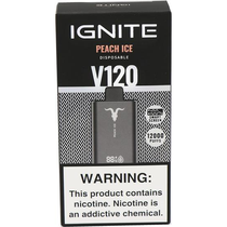 Vaper Descartável Ignite V120 Peach Ice 12000 Puffs