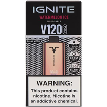 Vaper Descartável Ignite V120 Pro Rose Gold Watermelon Ice 12000 Puffs