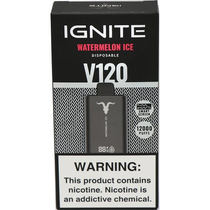 Vaper Descartável Ignite V120 Watermelon Ice 12000 Puffs foto principal