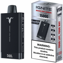 Vaper Descartável Ignite V150 Dragon Fruit Lemonade 15000 Puffs foto principal