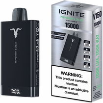 Vaper Descartável Ignite V150 Peppermint & Cream 15000 Puffs