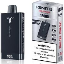 Vaper Descartável Ignite V150 Sour Raspberry 15000 Puffs foto principal