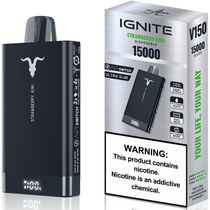 Vaper Descartável Ignite V150 Strawberry Ice 15000 Puffs foto principal