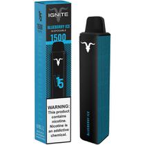 Vaper Descartável Ignite V15 Blueberry Ice 1500 Puffs foto principal