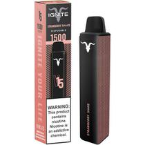 Vaper Descartável Ignite V15 Strawberry Shake 1500 Puffs foto principal