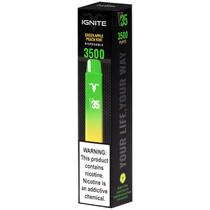 Vaper Descartável Ignite V35 Green Apple Peach Kiwi 3500 Puffs foto principal