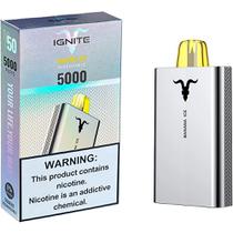 Vaper Descartável Ignite V50 Banana Ice 5000 Puffs