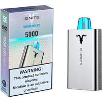 Vaper Descartável Ignite V50 Blueberry Ice 5000 Puffs foto principal