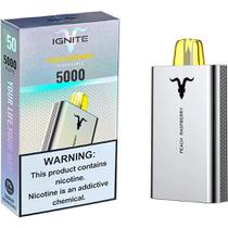 Vaper Descartável Ignite V50 Peach Raspberry 5000 Puffs foto principal