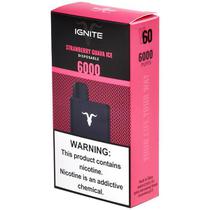 Vaper Descartável Ignite V60 Strawberry Guava Ice 6000 Puffs