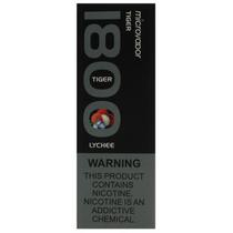 Vaper Descartável Microvapor Tiger Lychee 1800 Puffs