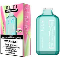 Vaper Descartável Moti Ultra Kiwi Passion Fruit Guava 6000 Puffs
