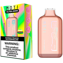Vaper Descartável Moti Ultra Mango Peach Watermelon 6000 Puffs