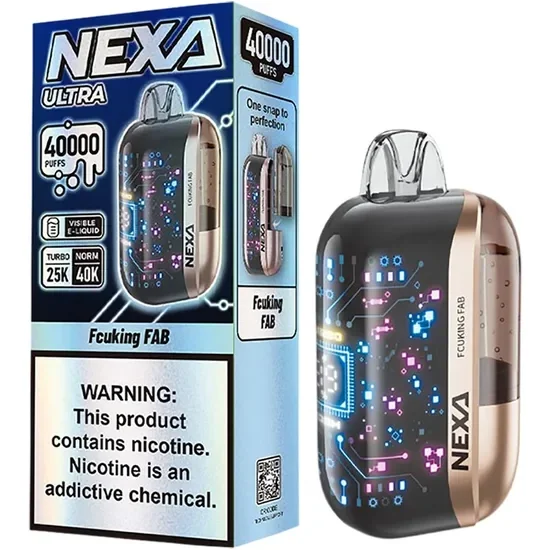 Vaper Descartável Nexa Ultra Fcuking Fab 40000 Puffs