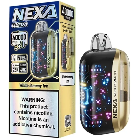Vaper Descartável Nexa Ultra White Gummy Ice 40000 Puffs foto principal