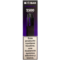 Vaper Descartável Nikbar Blueberry Ice 2500 Puffs foto principal