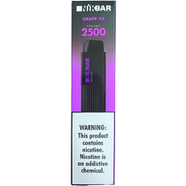 Vaper Descartável Nikbar Grape Ice 2500 Puffs