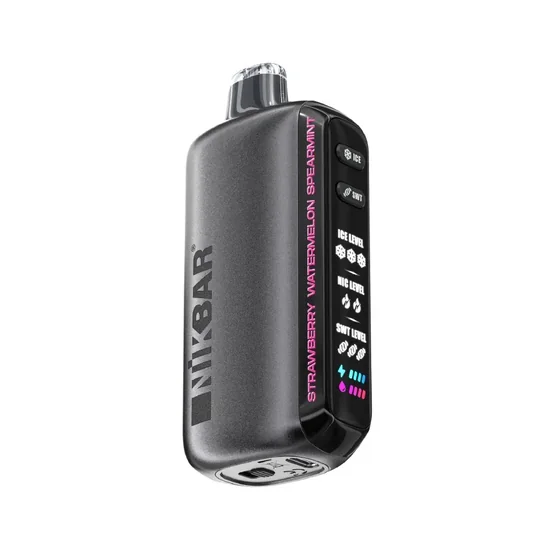 Vaper Descartável Nikbar Triple Chill Strawberry Watermelon Spearmint 40000 Puffs