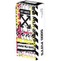 Vaper Descartável Off White Banana Milk Shake 5000 Puffs foto principal