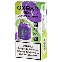 Vaper Descartável Oxbar G8000 Cranberry Grape 8000 Puffs foto principal