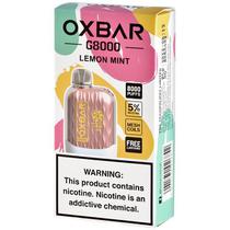 Vaper Descartável Oxbar G8000 Lemon Mint 8000 Puffs foto principal