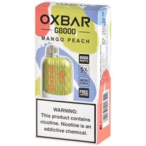 Vaper Descartável Oxbar G8000 Mango Peach 8000 Puffs foto principal