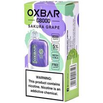 Vaper Descartável Oxbar G8000 Sakura Grape 8000 Puffs foto principal