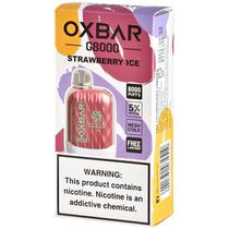 Vaper Descartável Oxbar G8000 Strawberry Ice 8000 Puffs foto principal