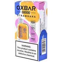 Vaper Descartável Oxbar G8000 Strawnana 8000 Puffs foto principal