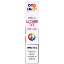 Vaper Descartável Pop Pods Lychee Ice 1500 Puffs foto principal