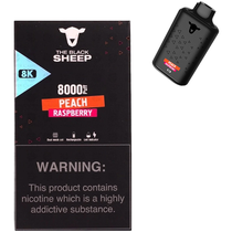 Vaper Descartável The Black Sheep 8K Peach Raspberry 8000 Puffs foto principal