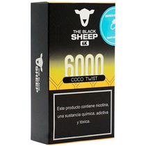 Vaper Descartável The Black Sheep Coco Twist 6000 Puffs