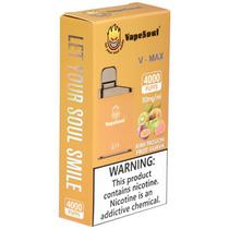 Vaper Descartável VapeSoul V - Max Kiwi Passion Fruit Guava 4000 Puffs