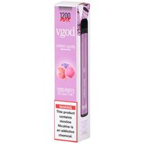 Vaper Descartável Vgod Max Cotton Candy 1200 Puffs