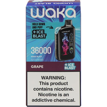 Vaper Descartável Waka Blast Grape 36000 Puffs