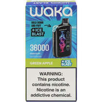 Vaper Descartável Waka Blast Green Apple 36000 Puffs foto principal