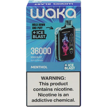 Vaper Descartável Waka Blast Menthol 36000 Puffs foto principal