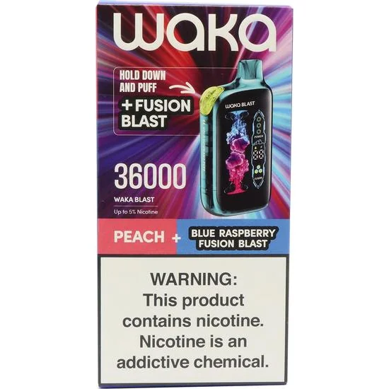 Pod Waka 36K Peach Blueraspberry Fusion
